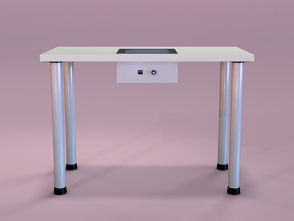 Ola nail table with dust collector
